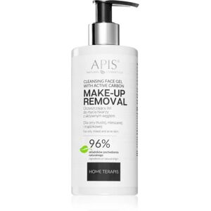 Apis Natural Cosmetics Home TerApis cleansing gel with activated charcoal for oily and problem skin 300 ml