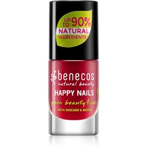 Benecos Happy Nails nourishing nail varnish shade Vintage Red 5 ml