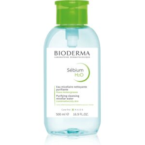 Bioderma Sébium H2O micellar water for mixed and oily skin with a dispenser 500 ml