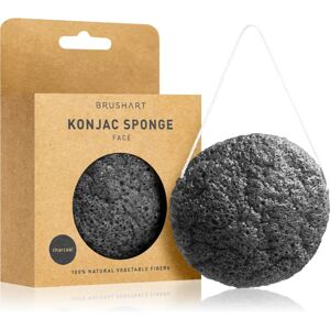 BrushArt Home Salon Konjac sponge gentle exfoliating sponge for the face Charcoal 5 g