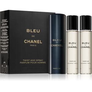 Chanel Bleu de Chanel perfume + one refill M 3x20 ml