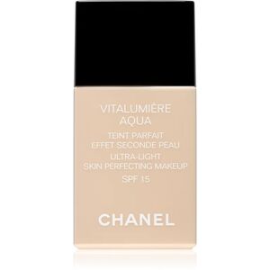 Chanel Vitalumière Aqua ultra-lightweight foundation for radiant-looking skin shade 42 Beige Rose SPF 15 30 ml