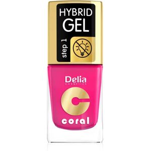 Delia Cosmetics Coral Nail Enamel Hybrid Gel gel nail polish shade 03 11 ml