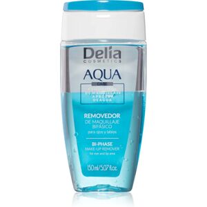 Delia Cosmetics Aqua bi-phase makeup remover for the lips and eye area 150 ml