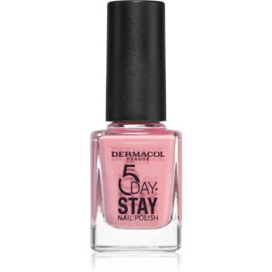 Dermacol 5 Day Stay long-lasting nail polish shade 09 Candy Shop 11 ml