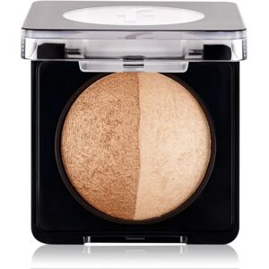 flormar Baked Powder baked brightening powder shade 055 Dual Gold 4 g