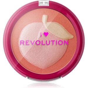 I Heart Revolution Fruity Peach compact blush shade Peach 9.2 g