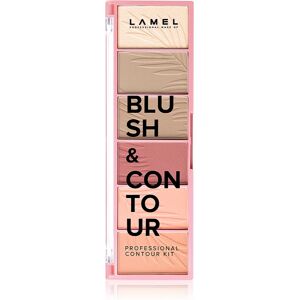 LAMEL Blush & Contour contouring blusher palette 16 g