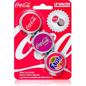 Lip Smacker Coca Cola lip balm 3 pcs fragrance Original, Cherry & Fanta 9 g