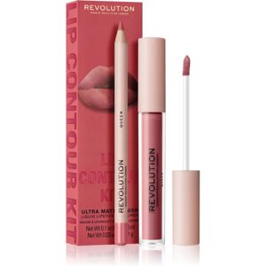 Makeup Revolution Lip Contour Kit lip set shade Queen