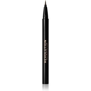 Makeup Revolution Hair Stroke Brow Pen Eyebrow Pen Shade Dark Brown 0,5 ml