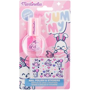 Martinelia Yummy Polish & Stickers set for children 1 pc