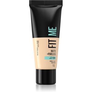 Maybelline Fit Me! Matte+Poreless mattifying foundation for normal to oily skin shade 110 Porcelain 30 ml