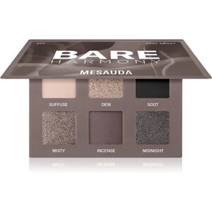 Mesauda Milano Bare Harmony eyeshadow palette shade 202 Deep Smoky 6x1 g