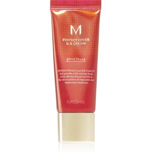 Missha M Perfect Cover BB cream with very high sun protection small pack shade No. 13 Bright Beige SPF 42/PA+++ 20 ml