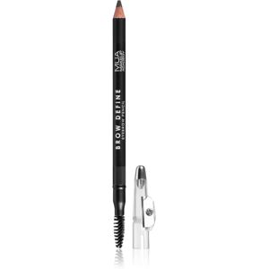 MUA Makeup Academy Brow Define long-lasting eyebrow pencil with brush shade Grey 1,2 g