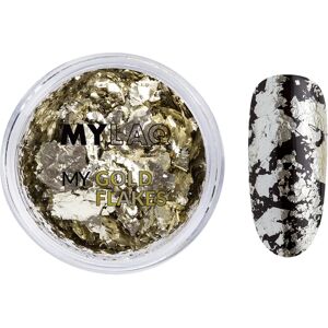 MYLAQ My Flakes Gold gold leaves for nails 0,2 g