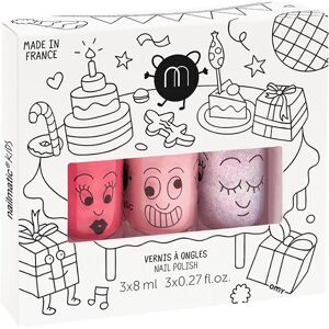 Nailmatic Kids nail polish set Cookie, Bella, Elliot(for children)