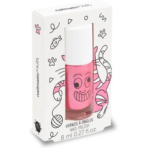 Nailmatic Kids nail polish for children shade Kitty - candy pink glitter 8 ml