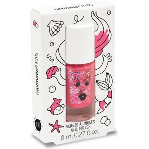 Nailmatic Kids nail polish for children shade Pink big glitters 8 ml