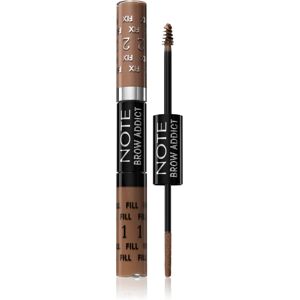 Note Cosmetique Brow Addict eyebrow gel shade 01 Dark Blonde 2x5 ml