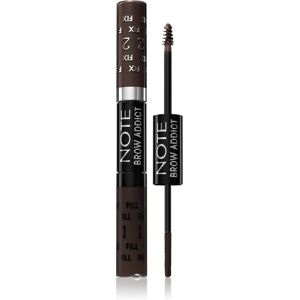 Note Cosmetique Brow Addict eyebrow gel shade 04 Grey Brown 2x5 ml