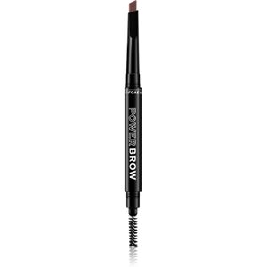 Revolution Relove Power Brow Eyebrow Pencil with Brush Shade Dark Brown 0,3 g