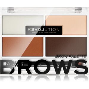 Revolution Relove Colour Cult eyebrow palette shade Medium 3,2 g