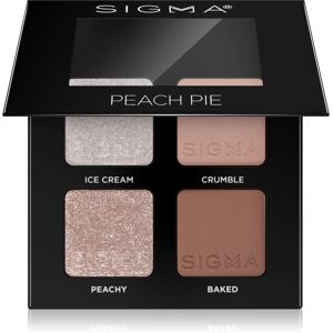 Sigma Beauty Quad eyeshadow palette shade Peach Pie 4 g