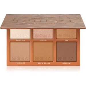 Sigma Beauty Sculpt Highlight + Contour Palette contouring palette 27.48 g