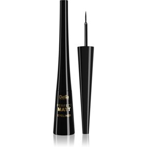 Delia Cosmetics Perfect Matt Shape Master liquid eyeliner with matt effect shade Black 4 ml Delia Cosmetics Perfect Matt Shape Master liquid eyeliner with matt effect shade Black 4 ml