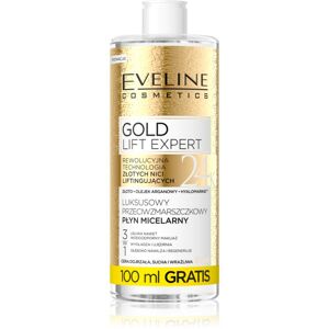 Eveline Cosmetics Gold Lift Expert cleansing micellar water for mature skin 500 ml Eveline Cosmetics Gold Lift Expert cleansing micellar water for mature skin 500 ml