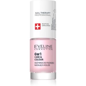 Eveline Cosmetics Nail Therapy Care & Colour - Pink 6-in-1 Nail Conditioner Eveline Cosmetics Nail Therapy Care & Colour - Pink 6-in-1 Nail Conditioner