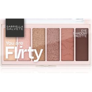 Gabriella Salvete Eyeshadow 6 Shades Palette eyeshadow palette shade You are Flirty 12 g Gabriella Salvete Eyeshadow 6 Shades Palette eyeshadow palette shade You are Flirty 12 g