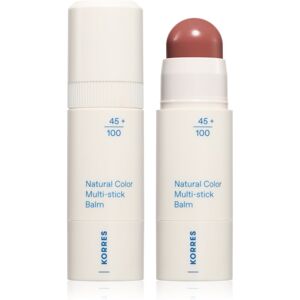 Korres Natural Color Multi-Stick Balm multi-purpose makeup for lips and face shade Muted Brown 4.5 g Korres Natural Color Multi-Stick Balm multi-purpose makeup for lips and face shade Muted Brown 4.5 g