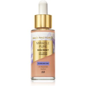 Max Factor Miracle Pure nourishing foundation shade 40-60 Light 30 ml Max Factor Miracle Pure nourishing foundation shade 40-60 Light 30 ml