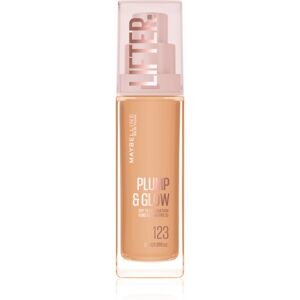 MAYBELLINE NEW YORK Lifter Plump & Glow brightening foundation for a natural look shade 123 30 ml MAYBELLINE NEW YORK Lifter Plump & Glow brightening foundation for a natural look shade 123 30 ml