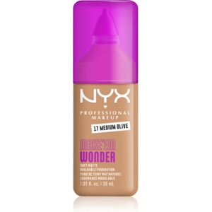 NYX Professional Makeup Make ‘Em Wonder light mattifying foundation shade 17 Medium olive 30 ml NYX Professional Makeup Make ‘Em Wonder light mattifying foundation shade 17 Medium olive 30 ml