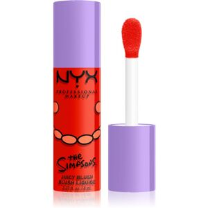 NYX Professional Makeup The Simpsons Fat Cheeks liquid blusher shade Snarky Scarlet 8 ml NYX Professional Makeup The Simpsons Fat Cheeks liquid blusher shade Snarky Scarlet 8 ml