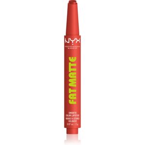 NYX Professional Makeup Fat Matte lip balm with mattifying effect Coral Cuddlin' 2 g NYX Professional Makeup Fat Matte lip balm with mattifying effect Coral Cuddlin' 2 g