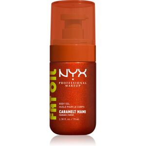 NYX Professional Makeup Fat Oil Body nourishing body oil adds moisture and shine with aroma Caramelt Mami 70 ml NYX Professional Makeup Fat Oil Body nourishing body oil adds moisture and shine with aroma Caramelt Mami 70 ml