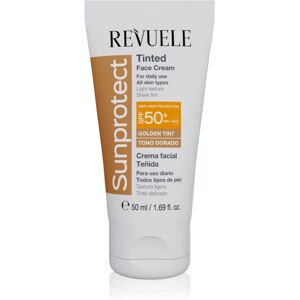 Revuele Sunprotect Tinted Face Cream toning protective cream SPF 50+ shade Golden Tint 50 ml Revuele Sunprotect Tinted Face Cream toning protective cream SPF 50+ shade Golden Tint 50 ml