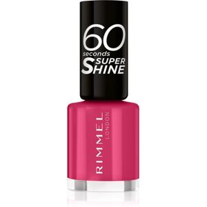 Rimmel 60 Seconds Super Shine nail polish shade 323 Funtime Fuchsia 8 ml Rimmel 60 Seconds Super Shine nail polish shade 323 Funtime Fuchsia 8 ml