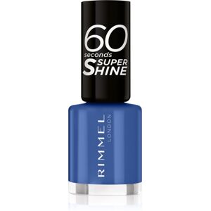Rimmel 60 Seconds Super Shine nail polish shade 828 Danny Boy Blue! 8 ml Rimmel 60 Seconds Super Shine nail polish shade 828 Danny Boy Blue! 8 ml