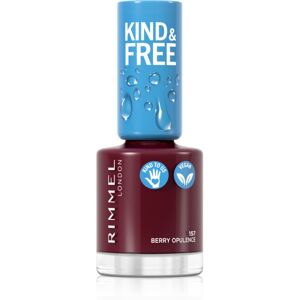 Rimmel Kind & Free nail polish shade 157 Berry Opulence 8 ml Rimmel Kind & Free nail polish shade 157 Berry Opulence 8 ml