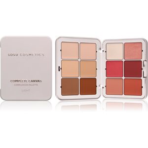 SOSU Cosmetics Complete Canvas Complexion Palette multipurpose palette for the face shade Light 26.4 g SOSU Cosmetics Complete Canvas Complexion Palette multipurpose palette for the face shade Light 26.4 g