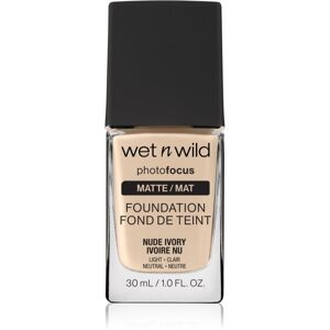 Wet n Wild PhotoFocus mattifying liquid foundation shade Nude Ivory 30 ml Wet n Wild PhotoFocus mattifying liquid foundation shade Nude Ivory 30 ml