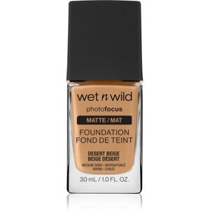 Wet n Wild PhotoFocus mattifying liquid foundation shade Desert Beige 30 ml Wet n Wild PhotoFocus mattifying liquid foundation shade Desert Beige 30 ml