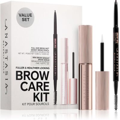Anastasia Beverly Hills Brow Care Kit Medium Brown - Eyebrow Kit Anastasia Beverly Hills Brow Care Kit Medium Brown - Eyebrow Kit