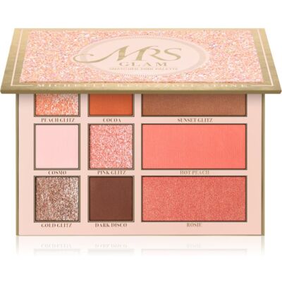 BPerfect Mrs Glam Snatched Mini Palette multipurpose palette for the face 22 g BPerfect Mrs Glam Snatched Mini Palette multipurpose palette for the face 22 g